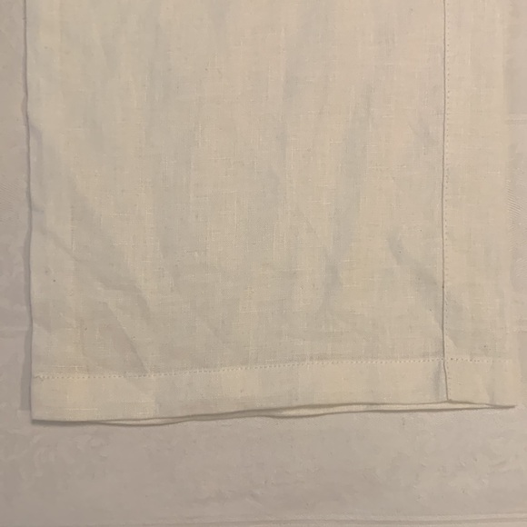 ALIBI PARIS Women 100% Linen Drawstring Pants - Picture 10 of 13